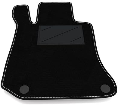 Somer Car Automatte nur auf der Fahrerseite, 1 Stück, kompatibel mit Mercedes C-Klasse W204 Limousine 2007-2014 | 1 maßgeschneiderter Teppich