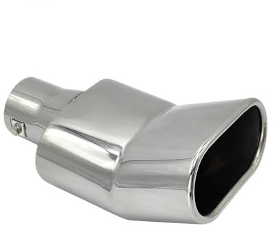 Auto-Endrohre Universelle Quadratische Auspuffspitze 248 Zoll Einlass 295 Zoll X 543 Zoll Auslass 925 Zoll Lang Rechteckige Auspuffspitze Aus Edelstahl Auspuffblende