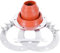 NVOQILIN Tubo de silicona para estufa de leña, para exteriores, protectores de chimenea con protección contra el calor, anillos de acero