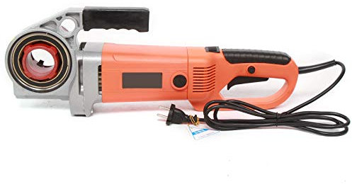Machine à Fileter électrique 2300W Pince Coupante électrique Coupe Tube pvc AC 230-240V Avec 6 Matrices Dimensions 57x14x31cm Pour Tubes Galvanisés et Ger