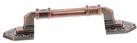 DIYEAH Maniglia Porta Vintage Bronzo Antico per Porte Scorrevoli e Retro per Armadi e Doppie Porte Facile Installazione e Applicazione Versatile per Look Raffinato