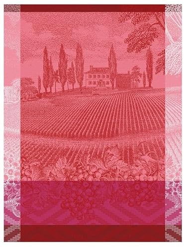 LE JACQUARD FRANÇAIS - Geschirrtuch - VIGNOBLE rot