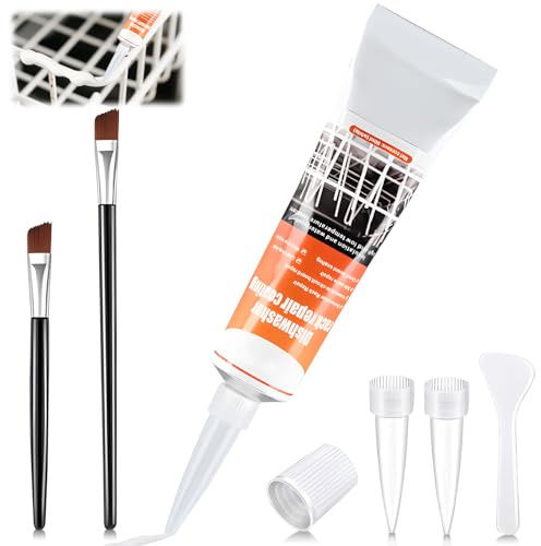 50ML Rostschreck für Spülmaschine, Spülmaschinenkorb Rost Reparatur & Schutz, Antirost Stab für Spülmaschine,Geschirrkorb Reparatur Set,Rostfrei Lack für Spülmaschinenkorb Flugrost Geschirrspüler (A)