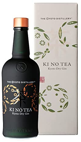 KI NO TEA Kyoto Dry Gin – Japanischer Gin in limitierter Edition mit einem leicht süßen Ausklang – Inklusive Geschenkverpackung – 1 x 0,7 l