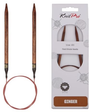 KnitPro Ginger Fixed Circular Needles 40 (100cm) | 5.00mm