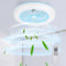 Lixada Ventilatore a soffitto con illuminazione Luce a LED con telecomando Senza batteria 36W Moderna lampada da soffitto a LED per camera da letto, soggiorno, sala da pranzo (Blu)