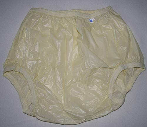 Top PVC Adult Baby Inkontinenz Windelhose Gummihose zitrone gary (XL)