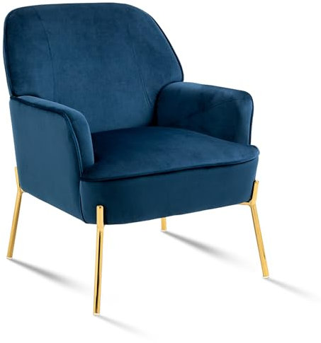 Sepnine Sessel Wohnzimmer Samt, Loungesessel Modern, Armchair, Getufteter Polstersessel, Bequemer Sessel für Schlafzimmer Wohnzimmer Balkon