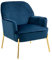 Sepnine Sessel Wohnzimmer Samt, Loungesessel Modern, Armchair, Getufteter Polstersessel, Bequemer Sessel für Schlafzimmer Wohnzimmer Balkon