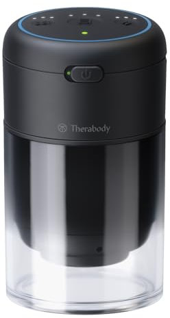 TheraCup Single – Tragbare Schröpftherapie – Muskelverspannungen und Durchblutung Gerät für Profis & Sportler unterwegs – Intelligente Schröpftherapie mit ThermaVibration Technologie