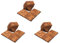 Joparri Holz-Fliesen, 30 x 30 cm Bodenfliesen, 33 Stück, 3 m² Terrassenfliese, Akazienholz, Klicksystem,wetterfest, leicht verlegbar, zuschneidbar, für Patio Platten Balkon Fliesen Garten, Braun
