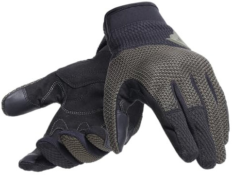 Dainese - Torino Gloves, Textil Handschuhe, Knöchelschutz, Touchscreen, Motorradhandschuhe Für Männer, Schwarz/Grape Leaf, XXL