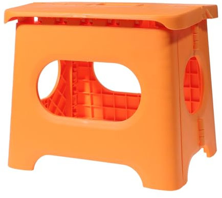 Healeved Klapphocker Kleiner, Tragbarer Hocker aus Pp für Zuhause und Büro