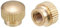 QUARKZMAN Zigrinato Pollice Dadi, 10pz M4 x D9.5mm x H8mm Ottone Zigrinato Dado con Collare Alto Testa Ceco Foro Zigrinato Pollice Dadi per Stampante 3D Parti
