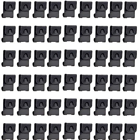 Yosawo 100 Stück Bilderrahmen Aufhänger Zubehör Haken Bilderhaken für Bilderrahmen Aufhänger, Uhren, Bilderbefestigung(17mm/S)