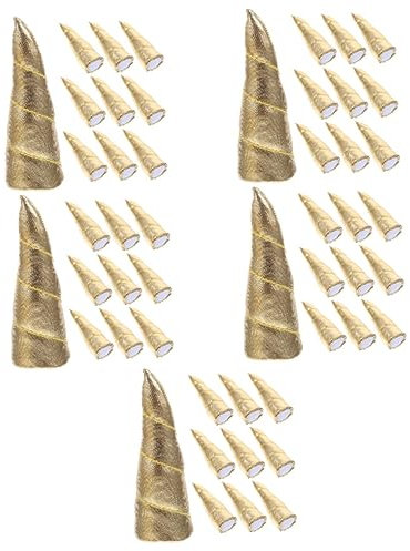 Beavorty 50stücke Einhorn-horn Haarschmuck Multifunktionale Haarspangen Für Kreative Kopfdekoration Handgemachte Accessoires Für Party Und Cosplay