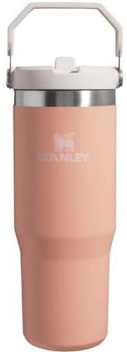 STANLEY 30 oz Stainless Steel Ice Flow Flip Straw Tumbler (Melon)