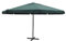 Gecheer Sonnenschirm Gartenschirm Schirm Aluminium Ø 5 m mit 8 Alu-Rippen Grün,Wasser- und schmutzabweisend,Einfache Kurbel-Mechanismus,Standfuß enthalten