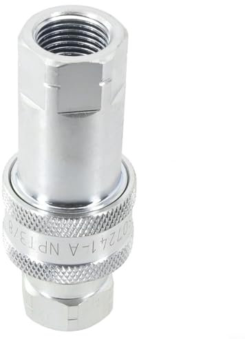 Sileduove Acoplamiento hidráulico, conector de liberación rápida NPT ISO A conector de acoplamiento hidráulico 1/4 3/8 1/2 3/4(NPT-3/4)