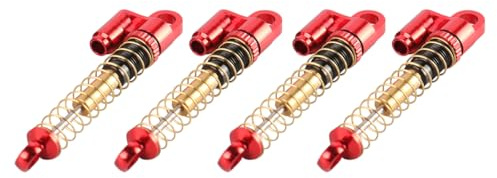 Alnicov-Set für RC-Autostoßdämpfer, 43 mm, Einstellbarer Absorberdämpfer für 1/24 Axial SCX24 AXI90081 Deadbolt RC Crawler Car Upgrades