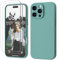 GOODVISH 3 en 1 Funda para iPhone 16 Pro MAX Silicona 6,9, Carcase con 2X Protectores de Pantalla, Completo 360° Protección la Pantalla y la Cámara [Anti-Choques] iPhone 16 Pro MAX Case (Verde)