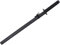 Épée Samouraï en Bois Sabre Katana pour Enfants, Longsword Jouet d'extérieur pour Cosplay Halloween Carnaval, 55cm (Noire)