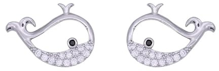Focisa 925 Wal Ohrringe Damen Einfache Mode Hochzeit Schmuck Zubehör