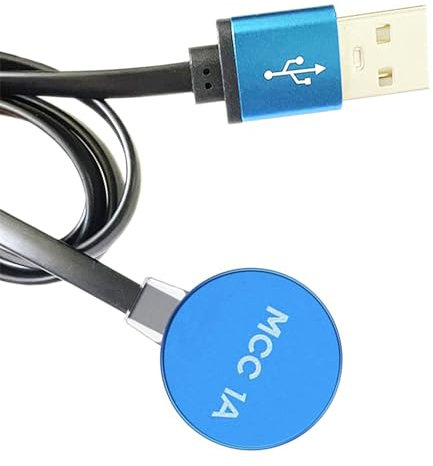 Threeeggs Für Olight Arkfeld Charger, MCC 1A Ladekabel für Arkfeld UV, Baldr Pro R, Warrior X, Seeker 2, Obulb Pro, Perun 2 Mini-Taschenlampen, 100 cm