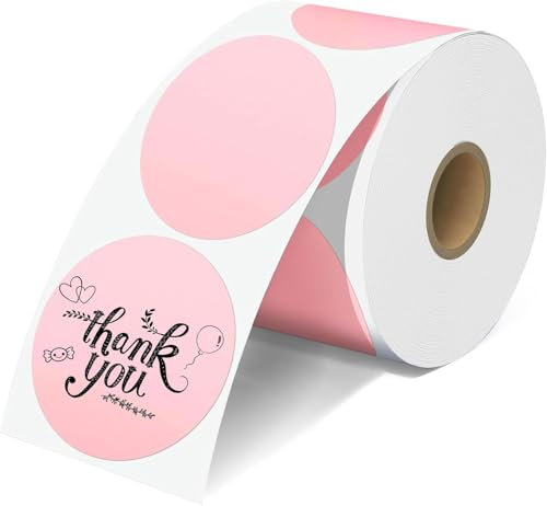 ELECTRONICA 4U Etiketten selbstklebend Ersatz für Phomemo M110 M200 M220 M221 50x50 (Rosa)