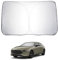 LUWU Parasol Coche Compatible con Mazda 3 IV 2019-2024 2025 Plegable Protección Solar para Parabrisas con Protección Solar y Aislamiento Térmico Protección UV Mazda 3 BP Accesorios