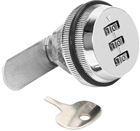 Angoily Casilleros De Seguridad Cerradura De Leva Aleación De Zinc Color Negro o Plata Cerradura De Dígitos Para Buzón De Oficina