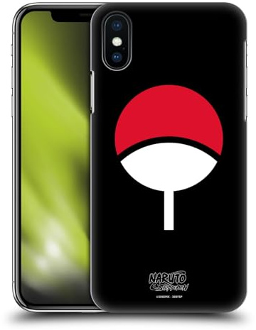 Head Case Designs Offizielle Naruto Shippuden Uchiha-Clan Ikonisch Harte Rueckseiten Handyhülle kompatibel mit Apple iPhone X/iPhone XS