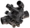Termostato de refrigerante del motor 11537550172 compatible con BMW X5 (E70) 3.0 Si, X5 (E70) XDrive 30 I, X6 (E71, E72) XDrive 35 I 2005-2014