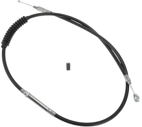 A ABSOPRO Câble Embrayage Pour Harley Davidson Sportster XL883 86-13 1pc | Acier Inoxydable, 55/140cm, Prolongé, Pour Guidons Surélevés, Compatible XL883 XL1200 2004-2020
