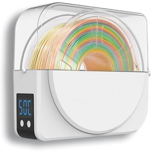 Boîte De Séchage Pour Filament PLA, Déshydrateur De Filament Avec Porte-bobine, Écran LCD, Température Réglable Et Chauffage Uniforme, Compatible Avec Les Filaments De 1,75 Mm, 2,85 Mm Et 3,00 Mm