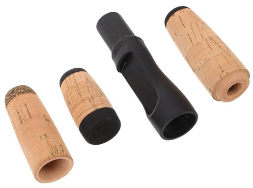 WHAMVOX Korkgriff Angelrute mit Rollenhalter aus Verbundkork rutschfest Handschonend für Süß und Salzwasser Angelrutenbau Selbstgemacht Zubehör