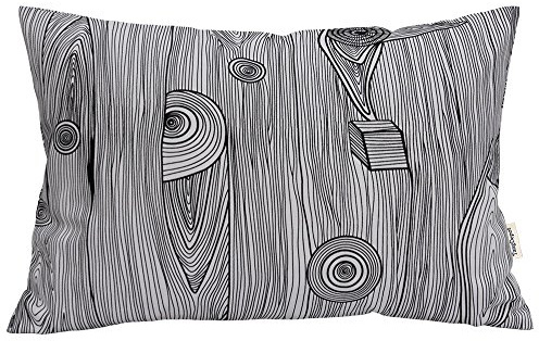 TangDepot 100% Cotton Floral Pillow Cover 12x20 S25 Wood Grain