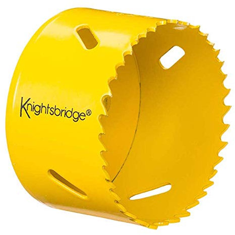 Knightsbridge HS75MM Scie-cloche bimétallique Jaune 75 mm