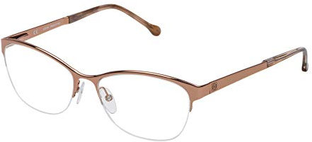 Loewe Unisex-Erwachsene VLWA03M530A39 Brillengestelle, Rot (Shiny Red Gold), 55