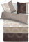 Schlummerglück Original Bettwäsche mit zeitlos modischen Motiven, Qualitätsware zum attraktiven Preis, 100% Baumwolle, Verschiedene Modelle und Qualitäten verfügbar (Mochaccino 155/220)