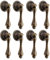 Paor Vintage Cabinet Knobs Drawer Handle Pull 8 Pack Decorative Bronze
