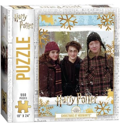 USAopoly USOPZ010686 Harry Potter Christmas at Hogwarts 550 Piece Puzzle, Various