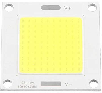 Aigend LED-Chip - 12-14 V 50 W COB LED-integrierte Chip-Glühlampenlampe für DIY-Projektor-Flutlicht(weißes Licht)