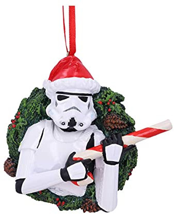Nemesis Now Stormtrooper-Kranz zum Aufhängen, 9 cm, Harz, Weiß, 1.25 picometer