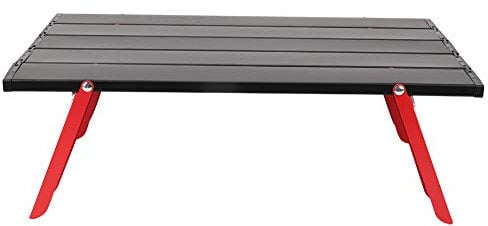 VBESTLIFE Tragbarer Klapp-Campingtisch, Leichter Samll-Tisch BBQ-Tisch Outdoor-Kochtisch mit starker Tragfähigkeit, zum Grillen zum Kochen Angeln