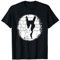 Hasenpuppe Shadow Rock auf Heavy Metal Devil's Horns Music T-Shirt