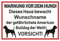 Samunshi® Aufkleber American Bulldog Warnung - Schild Sticker Hinweisschild Warnschild Vorsicht Hund 50 x 33cm American Bulldog Warnung schwarz