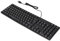 Teclado con Cable USB de 104 Teclas, Teclado árabe Inglés QWERTY, Teclado de Oficina Ergonómico de 104 Teclas de Tamaño Completo para PC con