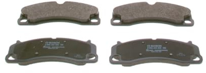 Bosch BP1619 Bremsbeläge - ECE-R90 Zertifizierung - 4 Bremsbeläge pro Set | Kompatibel mit: PORSCHE 911, CAYMAN