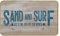 Mingnei Nautische Küste Sand und Surf Fußmatte Fußmatte für Strand Haus Eingang, Bauernhaus Sommer Strand Haus Fußmatten für Vorderseite Innen Außen Eingang Teppich 76 x 43 cm